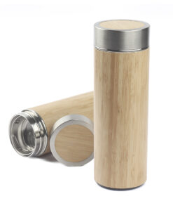 Garrafa Térmica Fibra de Bambu personalizada Destaque